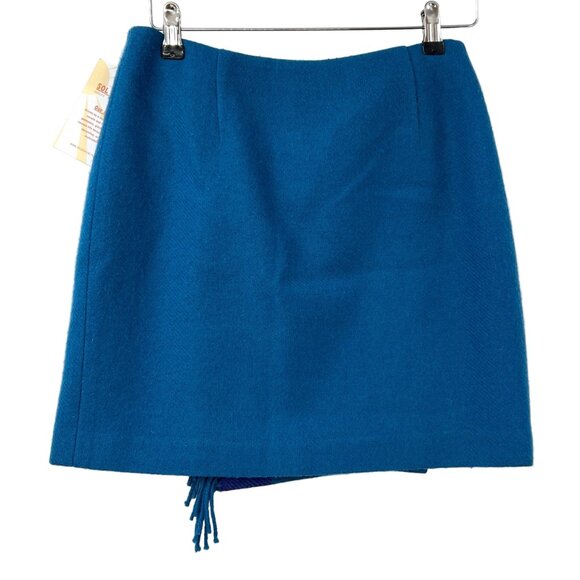 Vintage Ralph Ralph Lauren Wool Blanket Wrap Mini Skirt - Picture 2 of 5